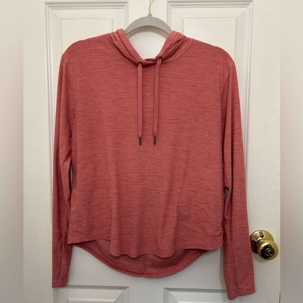 Lightweight Pink/Mauve Athletic Hoodie